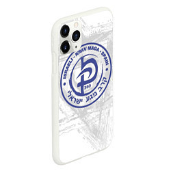 Чехол iPhone 11 Pro матовый Krav maga - tactical defense system emblem, цвет: 3D-белый — фото 2