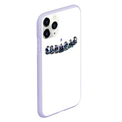Чехол iPhone 11 Pro матовый BTS car, цвет: 3D-светло-сиреневый — фото 2