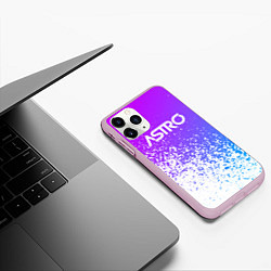Чехол iPhone 11 Pro матовый Astro neon, цвет: 3D-розовый — фото 2