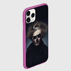 Чехол iPhone 11 Pro матовый Темный демон, цвет: 3D-фиолетовый — фото 2