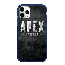 Чехол iPhone 11 Pro матовый Apex Legends grunge, цвет: 3D-тёмно-синий