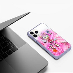 Чехол iPhone 11 Pro матовый Sonic - Amy Rose - Video game, цвет: 3D-светло-сиреневый — фото 2