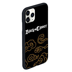 Чехол iPhone 11 Pro матовый Black Clover anime clouds, цвет: 3D-черный — фото 2