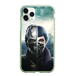 Чехол iPhone 11 Pro матовый Dishonored - Эмили Колдуин, цвет: 3D-салатовый