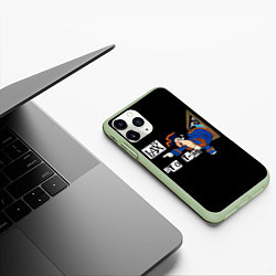 Чехол iPhone 11 Pro матовый Остров сокровищ, нафиг это там мем, цвет: 3D-салатовый — фото 2