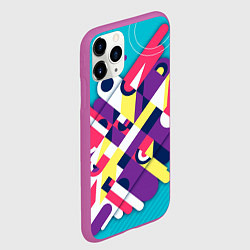 Чехол iPhone 11 Pro матовый Просто красивый фон, цвет: 3D-фиолетовый — фото 2