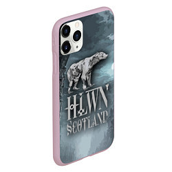 Чехол iPhone 11 Pro матовый Bear- zombie - halloween Scotland, цвет: 3D-розовый — фото 2