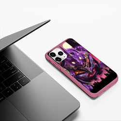 Чехол iPhone 11 Pro матовый Neon Genesis Evangelion - Eva, цвет: 3D-малиновый — фото 2