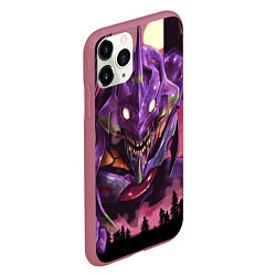 Чехол iPhone 11 Pro матовый Neon Genesis Evangelion - Eva, цвет: 3D-малиновый — фото 2