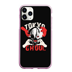 Чехол iPhone 11 Pro матовый Kaneki Ken - Tokyo Ghoul, цвет: 3D-розовый