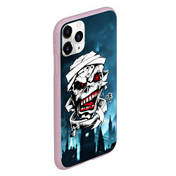 Чехол iPhone 11 Pro матовый Mummy - crazy face, цвет: 3D-розовый — фото 2