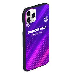 Чехол iPhone 11 Pro матовый Barcelona legendary sport grunge, цвет: 3D-черный — фото 2