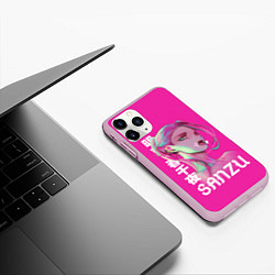 Чехол iPhone 11 Pro матовый Харучиё Санзу, цвет: 3D-розовый — фото 2