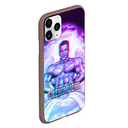 Чехол iPhone 11 Pro матовый Billie Herrington: Gachimuchi, цвет: 3D-коричневый — фото 2