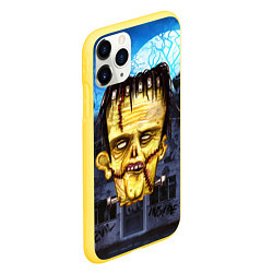 Чехол iPhone 11 Pro матовый Желтый зомби, цвет: 3D-желтый — фото 2
