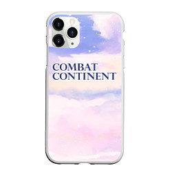 Чехол iPhone 11 Pro матовый Combat Continent sky clouds, цвет: 3D-белый