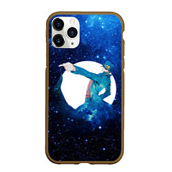 Чехол iPhone 11 Pro матовый Невероятные приключения ДжоДжо - JoJo no Kimyou na, цвет: 3D-коричневый