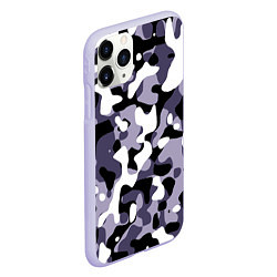 Чехол iPhone 11 Pro матовый Камуфляж Common City, цвет: 3D-светло-сиреневый — фото 2