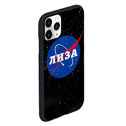 Чехол iPhone 11 Pro матовый Лиза Наса космос, цвет: 3D-черный — фото 2