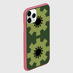 Чехол iPhone 11 Pro матовый Зоро One Piece - Вано, цвет: 3D-малиновый — фото 2