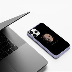 Чехол iPhone 11 Pro матовый One-Punch Man, цвет: 3D-светло-сиреневый — фото 2