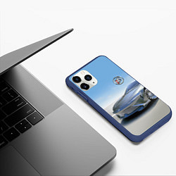 Чехол iPhone 11 Pro матовый Buick concept в пустыне, цвет: 3D-тёмно-синий — фото 2