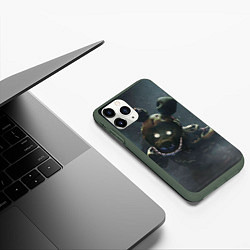 Чехол iPhone 11 Pro матовый Спрингтрап, цвет: 3D-темно-зеленый — фото 2