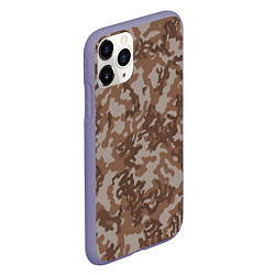 Чехол iPhone 11 Pro матовый Камуфляж ВСР-84 песчаный, цвет: 3D-серый — фото 2