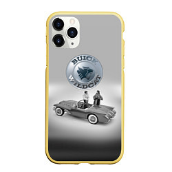 Чехол iPhone 11 Pro матовый Buick Wildcat - cabriolet - Retro, цвет: 3D-желтый