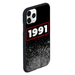 Чехол iPhone 11 Pro матовый 1991 - в красной рамке на темном, цвет: 3D-черный — фото 2