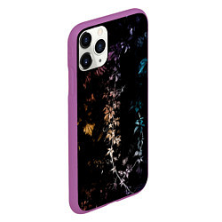 Чехол iPhone 11 Pro матовый Magic Foliage, цвет: 3D-фиолетовый — фото 2