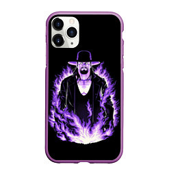Чехол iPhone 11 Pro матовый The phenom undertaker, цвет: 3D-фиолетовый