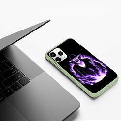 Чехол iPhone 11 Pro матовый The phenom undertaker, цвет: 3D-салатовый — фото 2