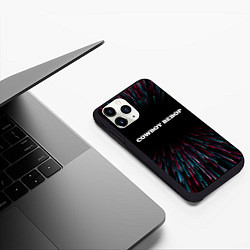 Чехол iPhone 11 Pro матовый Cowboy Bebop infinity, цвет: 3D-черный — фото 2