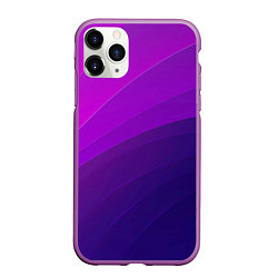 Чехол iPhone 11 Pro матовый Утрафиолет, цвет: 3D-фиолетовый
