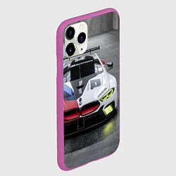 Чехол iPhone 11 Pro матовый BMW M8 - M Power - Motorsport, цвет: 3D-фиолетовый — фото 2