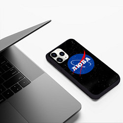 Чехол iPhone 11 Pro матовый Люба Наса космос, цвет: 3D-черный — фото 2