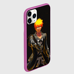 Чехол iPhone 11 Pro матовый Блич - Blood war, цвет: 3D-фиолетовый — фото 2
