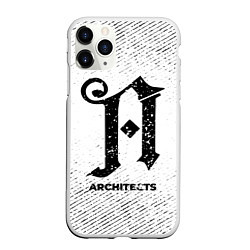 Чехол iPhone 11 Pro матовый Architects с потертостями на светлом фоне