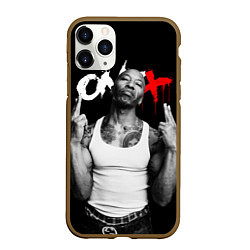 Чехол iPhone 11 Pro матовый Onyx - Fredro Starr, цвет: 3D-коричневый