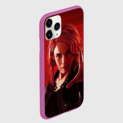 Чехол iPhone 11 Pro матовый Джесси Фейден арт, цвет: 3D-фиолетовый — фото 2