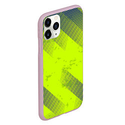 Чехол iPhone 11 Pro матовый Green sport style, цвет: 3D-розовый — фото 2