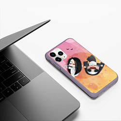 Чехол iPhone 11 Pro матовый HALLOWEEN ХЭЛЛУИН, цвет: 3D-серый — фото 2