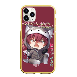 Чехол iPhone 11 Pro матовый Riku Nanase - IDOLiSH7, цвет: 3D-желтый