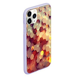 Чехол iPhone 11 Pro матовый Ультра блики, цвет: 3D-светло-сиреневый — фото 2