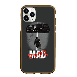 Чехол iPhone 11 Pro матовый Mad Max and Akira, цвет: 3D-коричневый