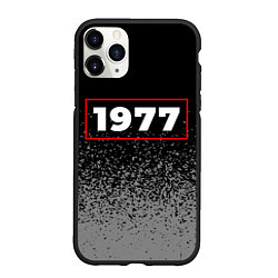 Чехол iPhone 11 Pro матовый 1977 - в красной рамке на темном, цвет: 3D-черный