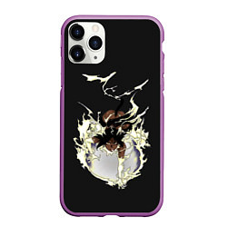 Чехол iPhone 11 Pro матовый Йоруичи Шихоин Неко, цвет: 3D-фиолетовый