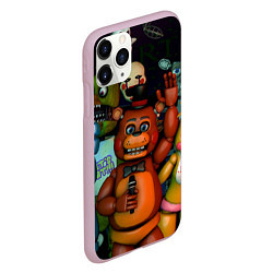 Чехол iPhone 11 Pro матовый Five Nights at Frеddys, цвет: 3D-розовый — фото 2