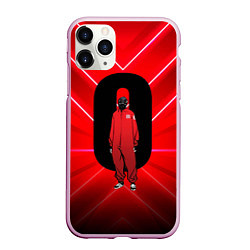 Чехол iPhone 11 Pro матовый Slipknot - 0, цвет: 3D-розовый